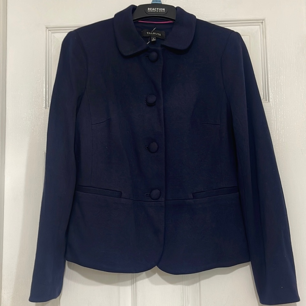 Talbots navy blue jacket